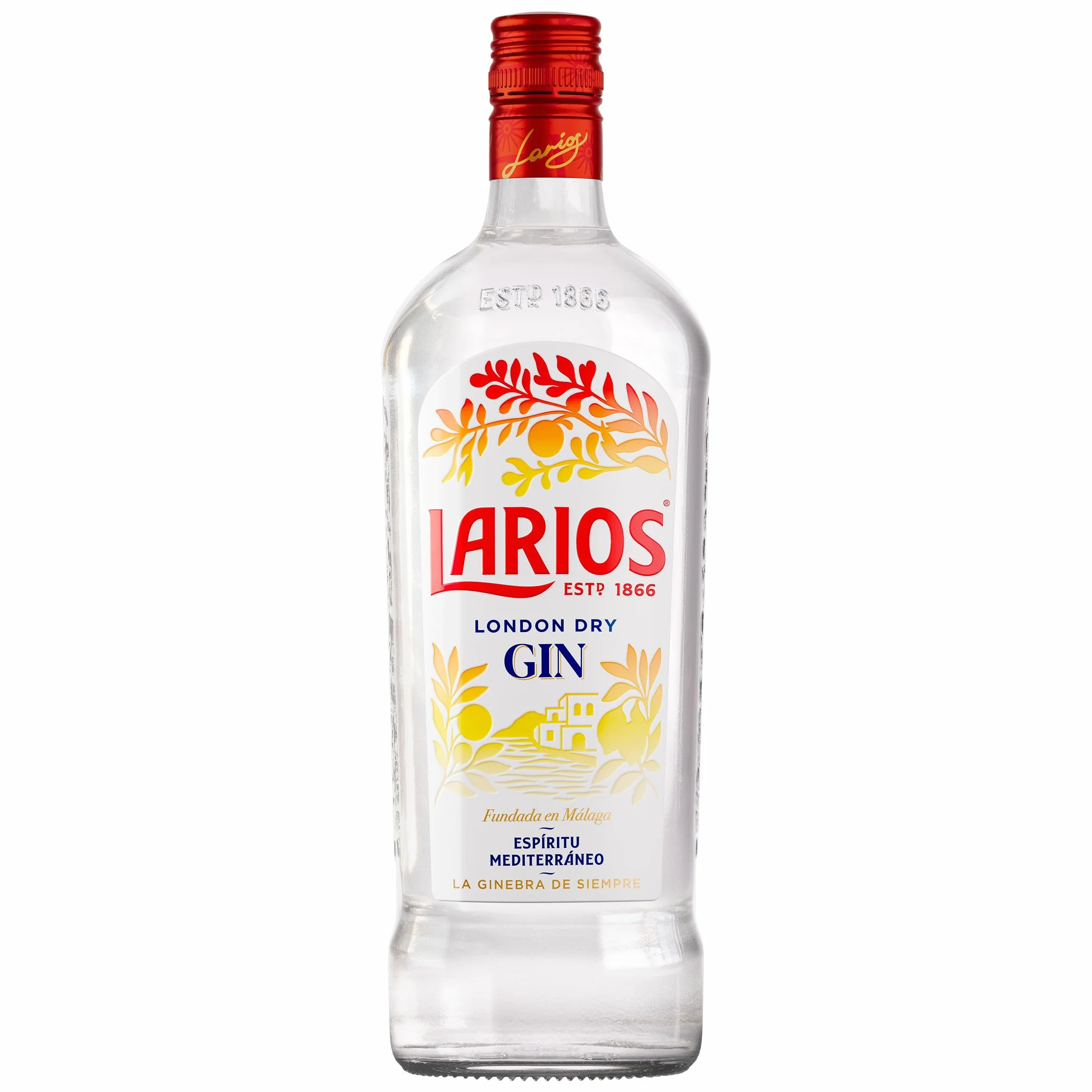 Larios Ginebra Mediterránea Dry Gin 1L