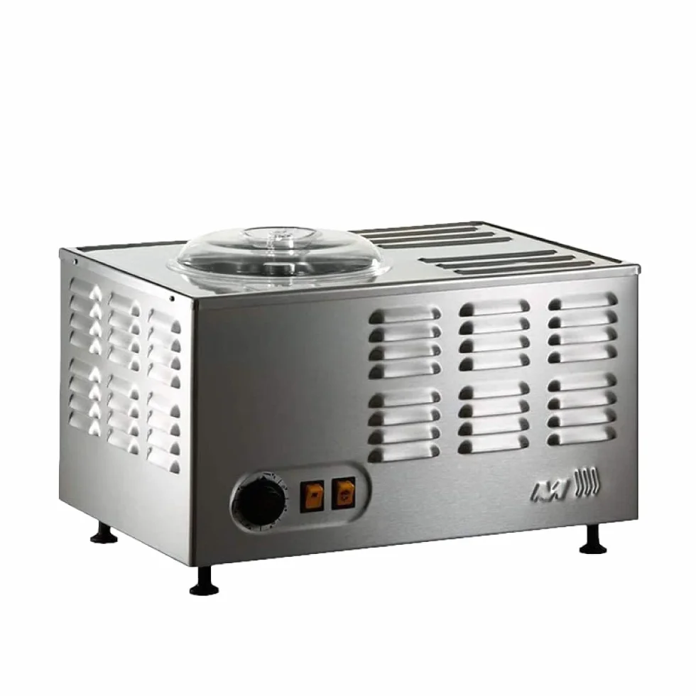 Musso Pola Stella 5030 Home Máquina de Helados Casera - 1,5 l de Helado en 30 Minutos - Heladora Italiana para Casa | Heladera para Hacer Helado, Gelato, Sorbete, Granizado | Robusta y Fácil de Usar