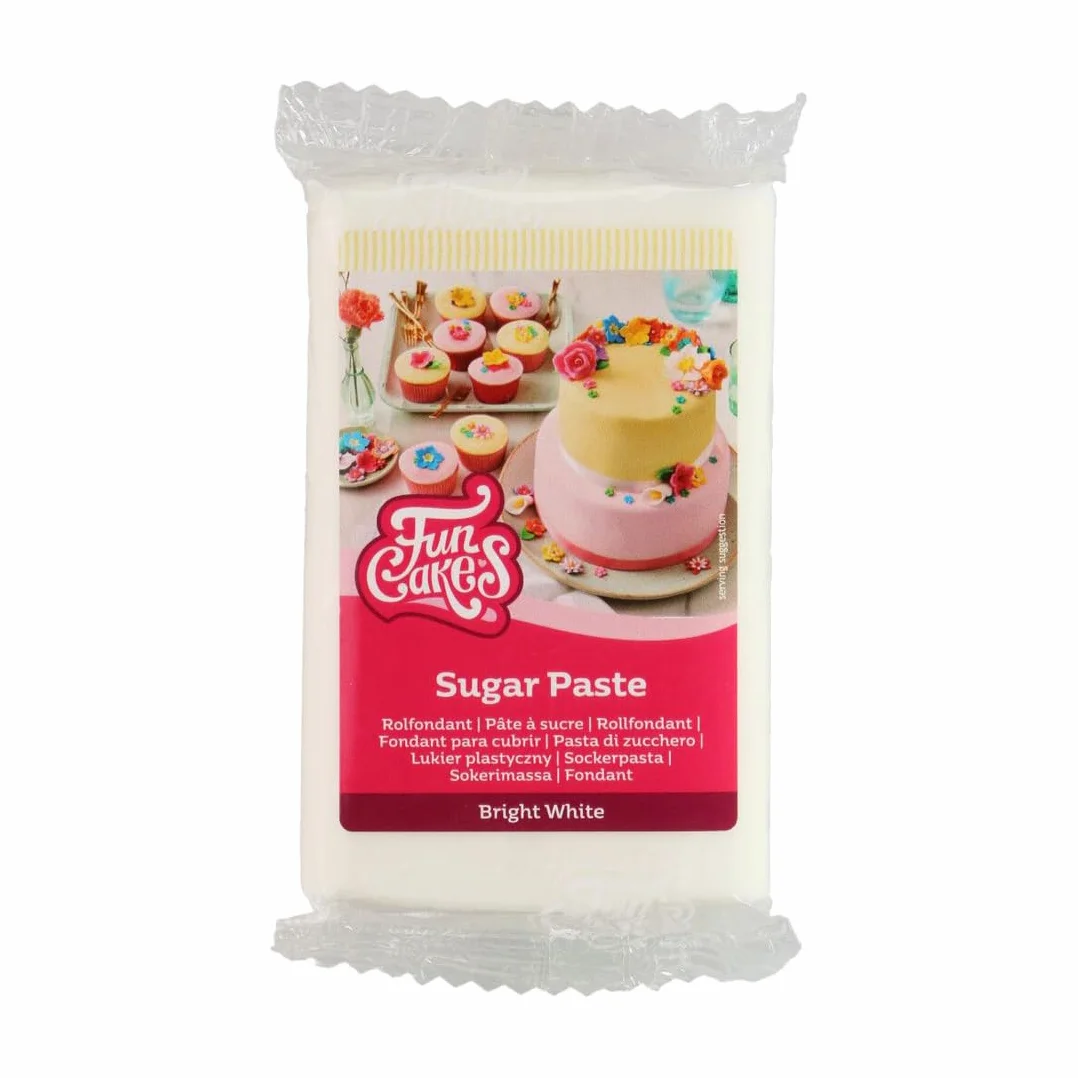 FunCakes Pasta De Azúcar Blanco Brillante 250 G