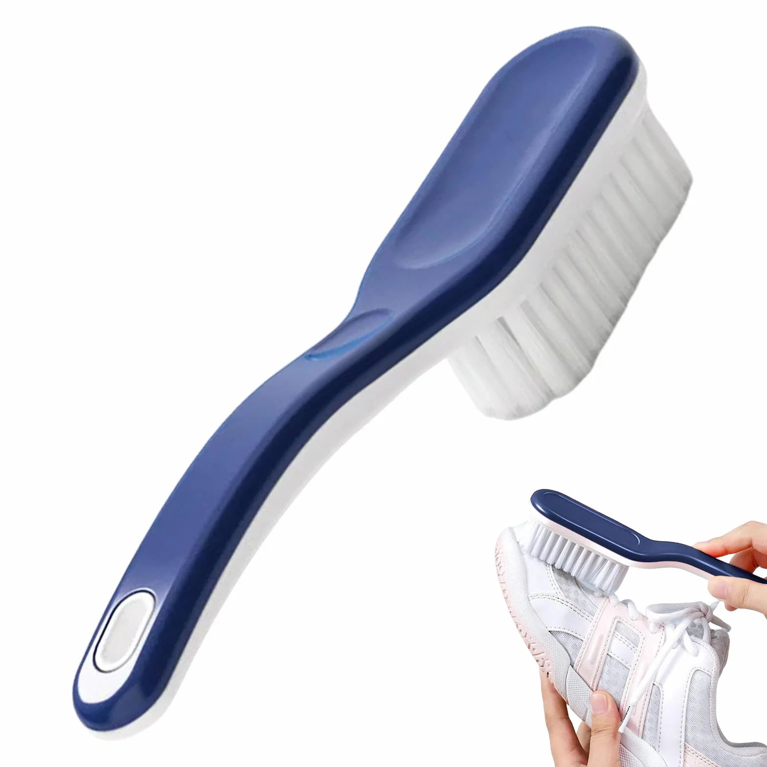 Cepillos para Limpieza De Zapatos,Cepillo Fregador Calzado | Eliminador De Manchas con Empuñadura Ergonómica para Zapatillas Alfombra Baño Ropa Y Hogar