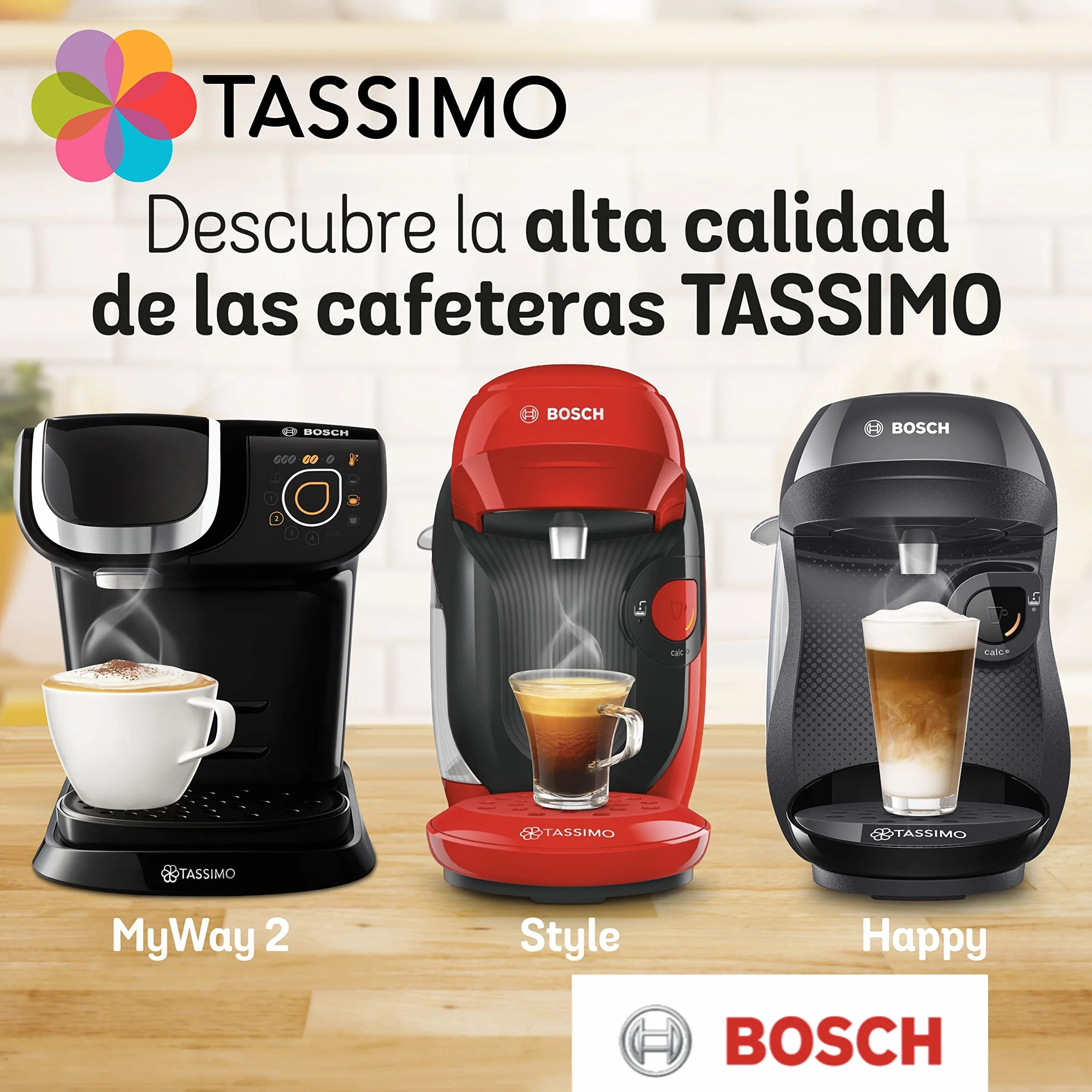 Marcilla Cápsulas de Café Con Leche 80 Cápsulas Compatibles Tassimo