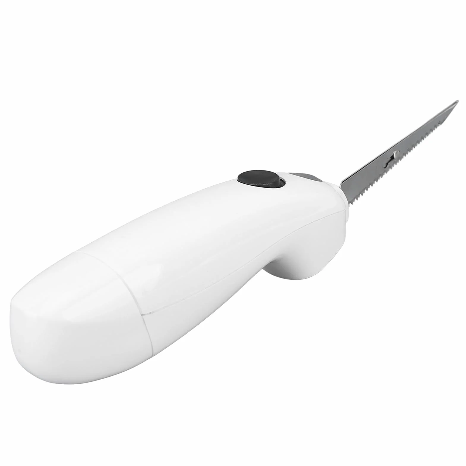 Cuchillo a Batería, Cuchillo de Cocina Eléctrico Lavable de Acero Inoxidable PP Duradero para Restaurante