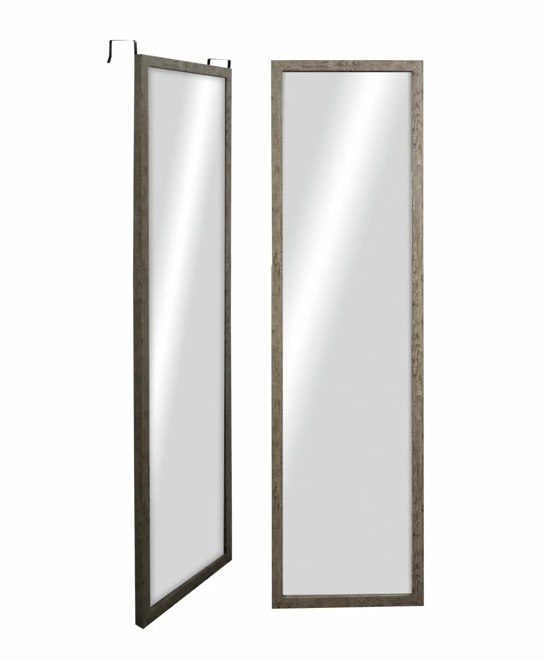 CHELY INTERMARKET MOD19004 Espejo De Puerta Cuerpo Entero Marrón Estilo Decorativo Vertical 30x120 cm para Dormitorio Entrada Montaje Fácil Incluye Kit De Ganchos Soporte PVC Ligero
