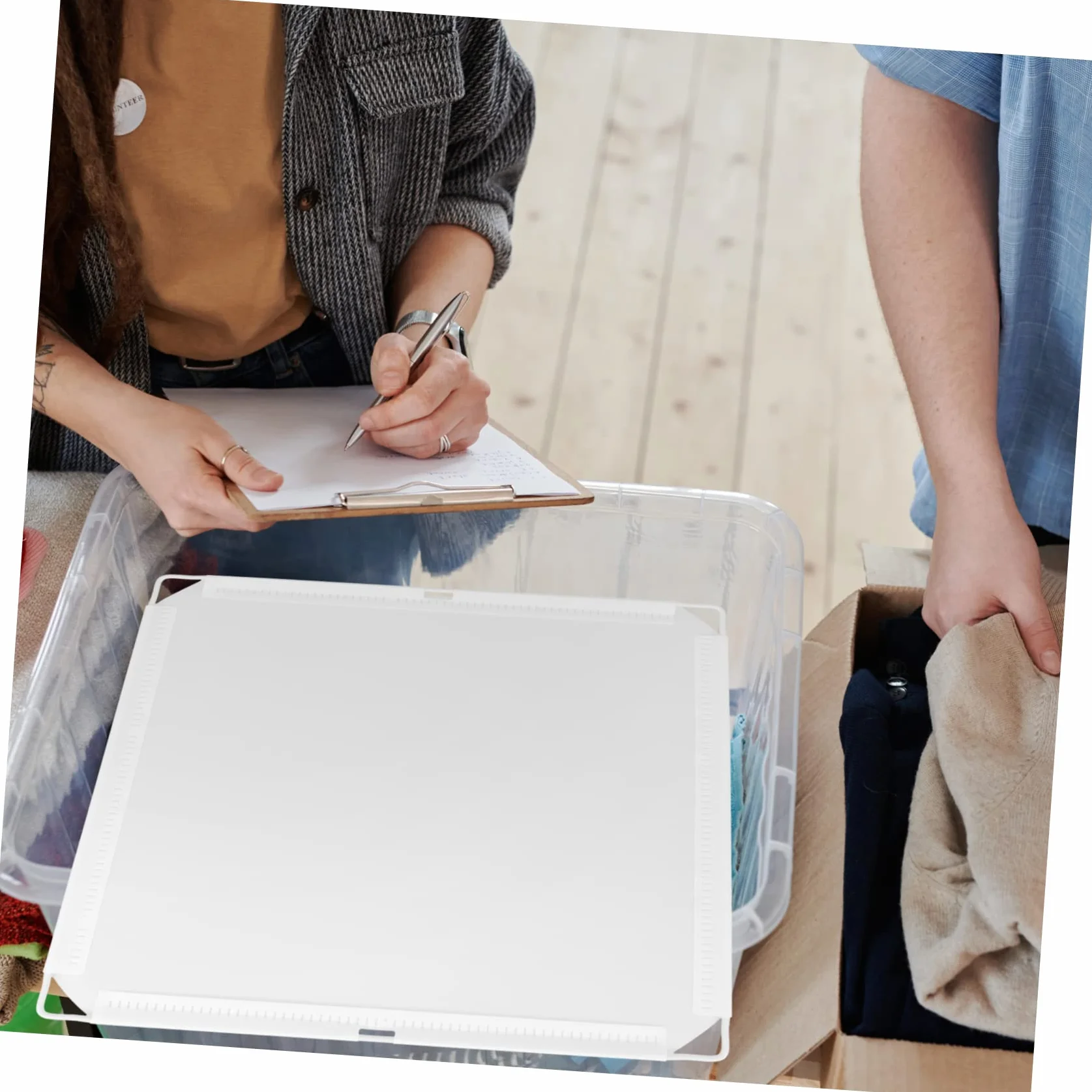 CHILDWEET 2 piezas Organizador de Ropa para Armario, Cubo de Almacenamiento Resistente, Diseño Simple y Portátil