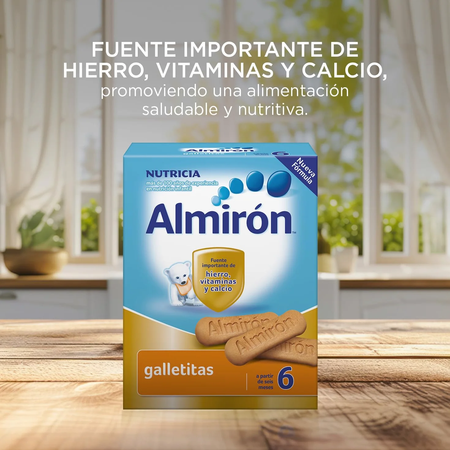 Almirón Galletas para Bebé 6 Meses 180g