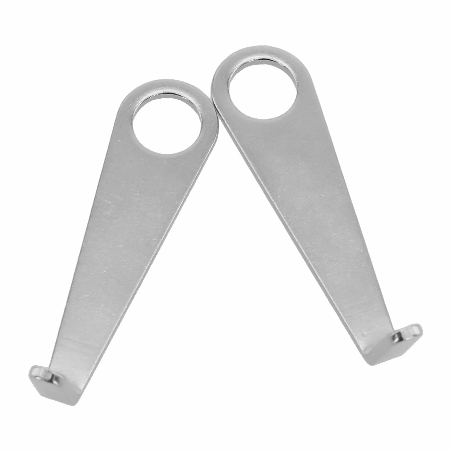 Zilimontt 2 piezas de herramienta de repuesto para timbre de puerta, llave de extracción segura para acceso a la batería, herramienta de apertura de acero inoxidable compatible con cámara, Si