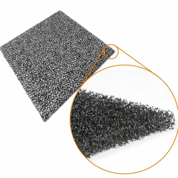Pack 6 planchas de espuma filtrante poliuretano 2x1m grosor 5mm