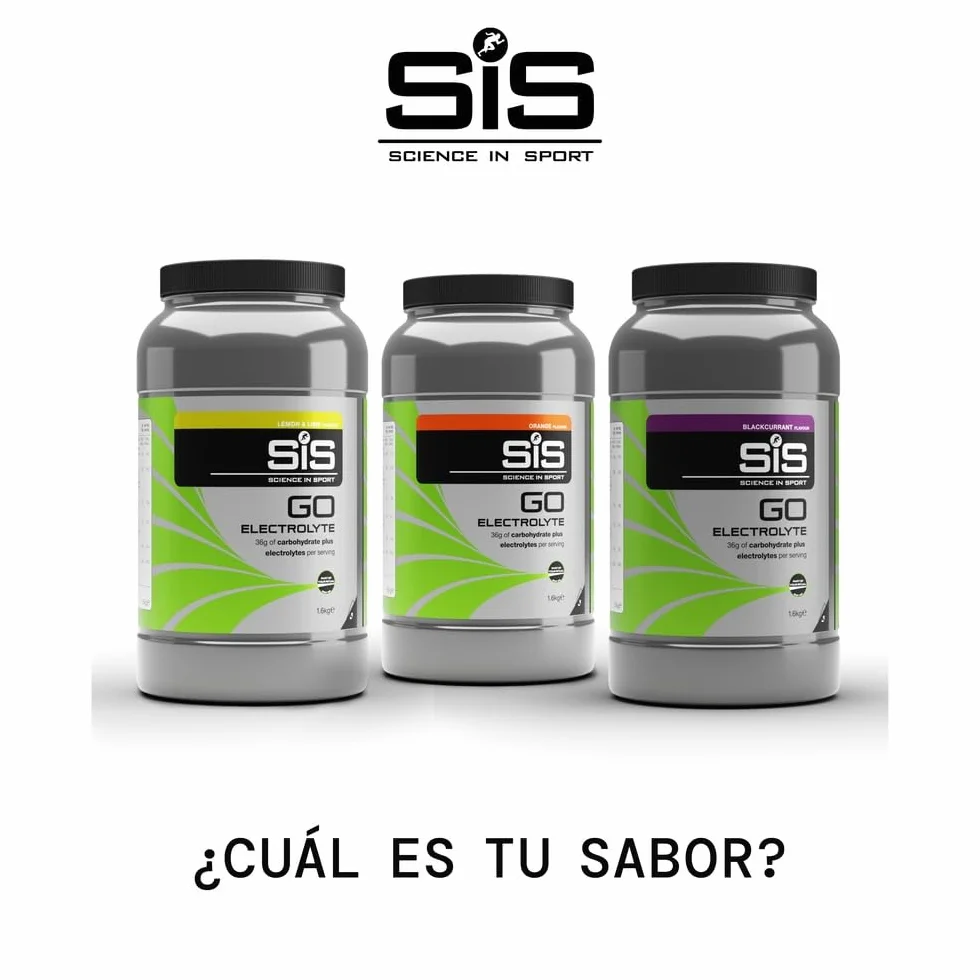 Science in Sport GO Polvo Electrolítico 1,6kg Limón Lima, Vegano - Bebida isotónica con electrolitos y carbohidratos
