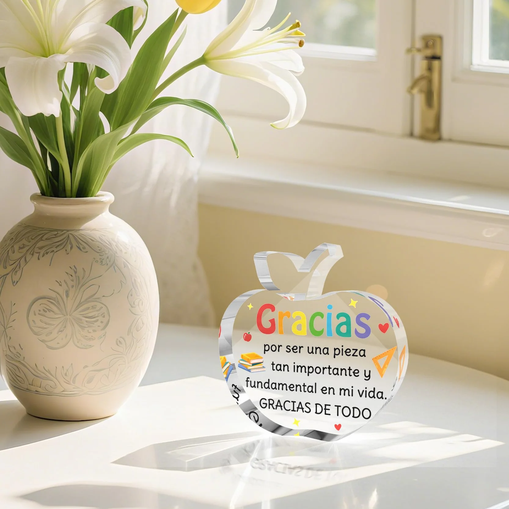 Regalos Para Profesoras Acrílico Profesora Primaria Graduacion