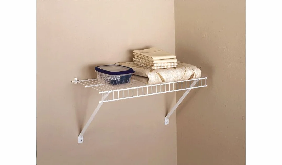 Rubbermaid Linen Kit de Estante para Armario 2 pies x 12 Pulgadas Sistema de estantería de Alambre de Metal