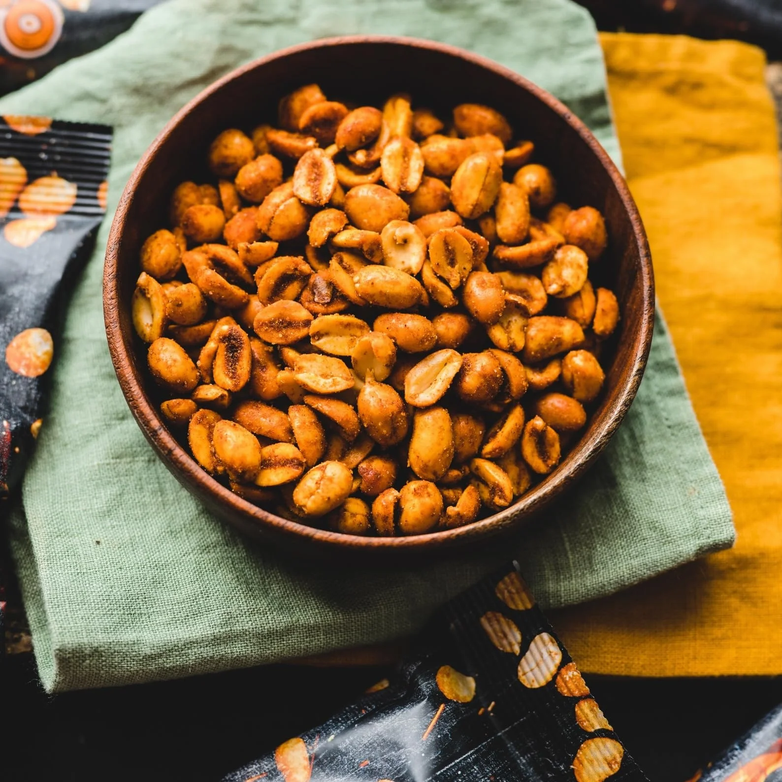 Poppamies Cacahuates Picantes con Habanero 150g - Sin Gluten, Veganos, Picante Alto