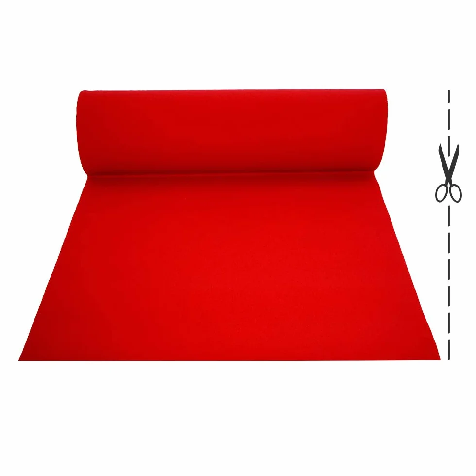 Rollo de alfombra roja de 10 x 1 m, para Navidad, cine o fiesta