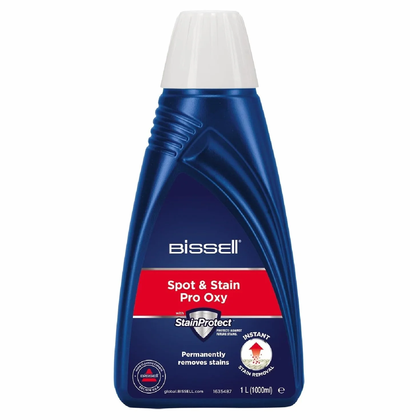 BISSELL Spot & Stain Pro Oxy, Solución limpiadora 1L con StainProtect