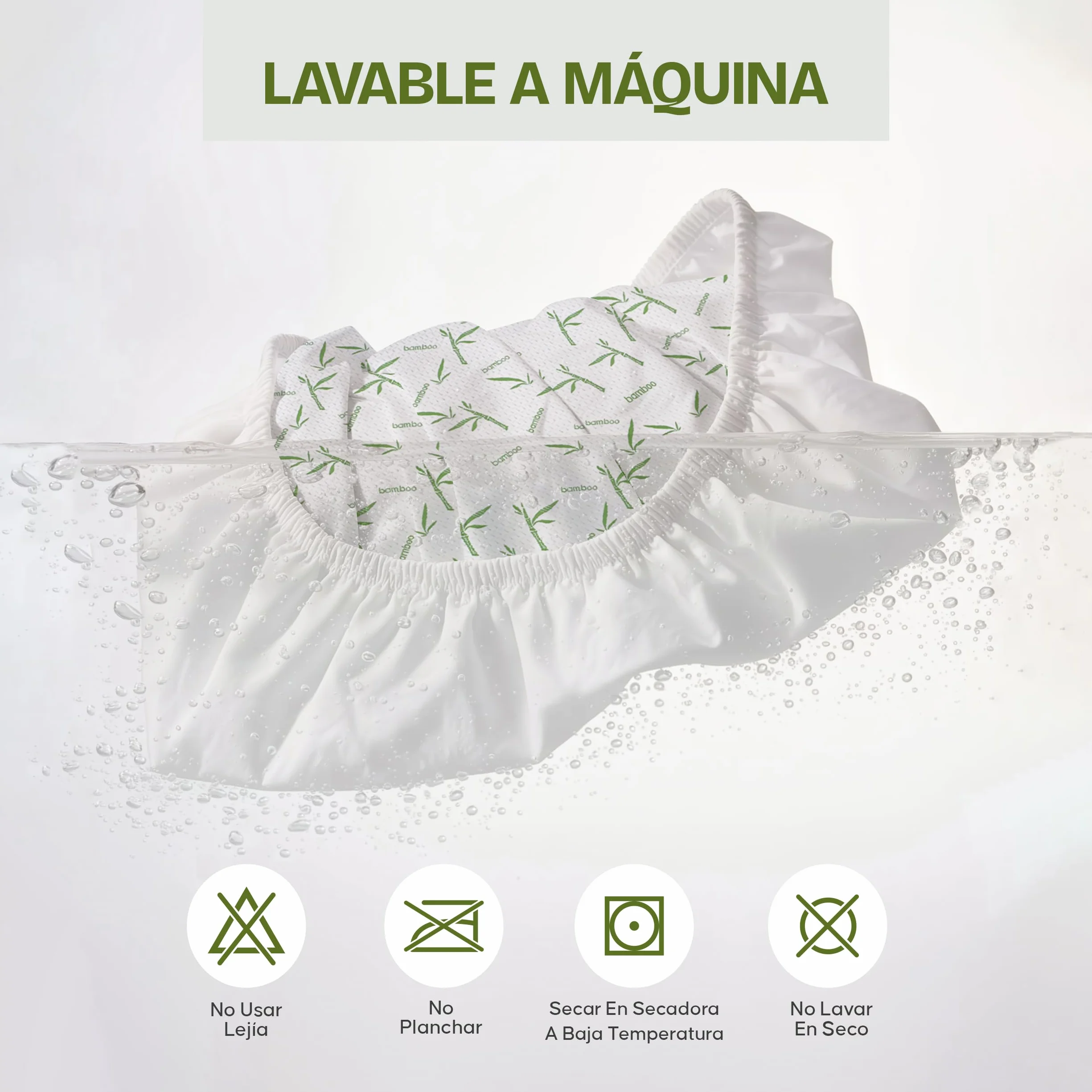 Utopia Bedding Protector de Colchón 150 x 200 x 30 cm Impermeable, Viscosa Premium, Certificación Oeko-Tex, Cubre Colchón Transpirable, Elástico En Todo