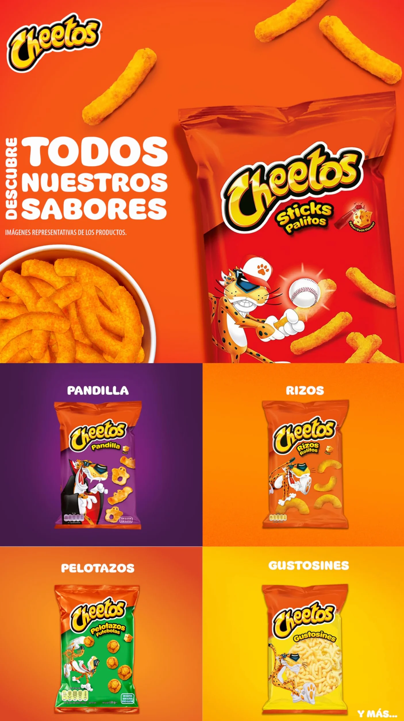 Cheetos Rizos Snack sabor Queso y Ketchup 96gr