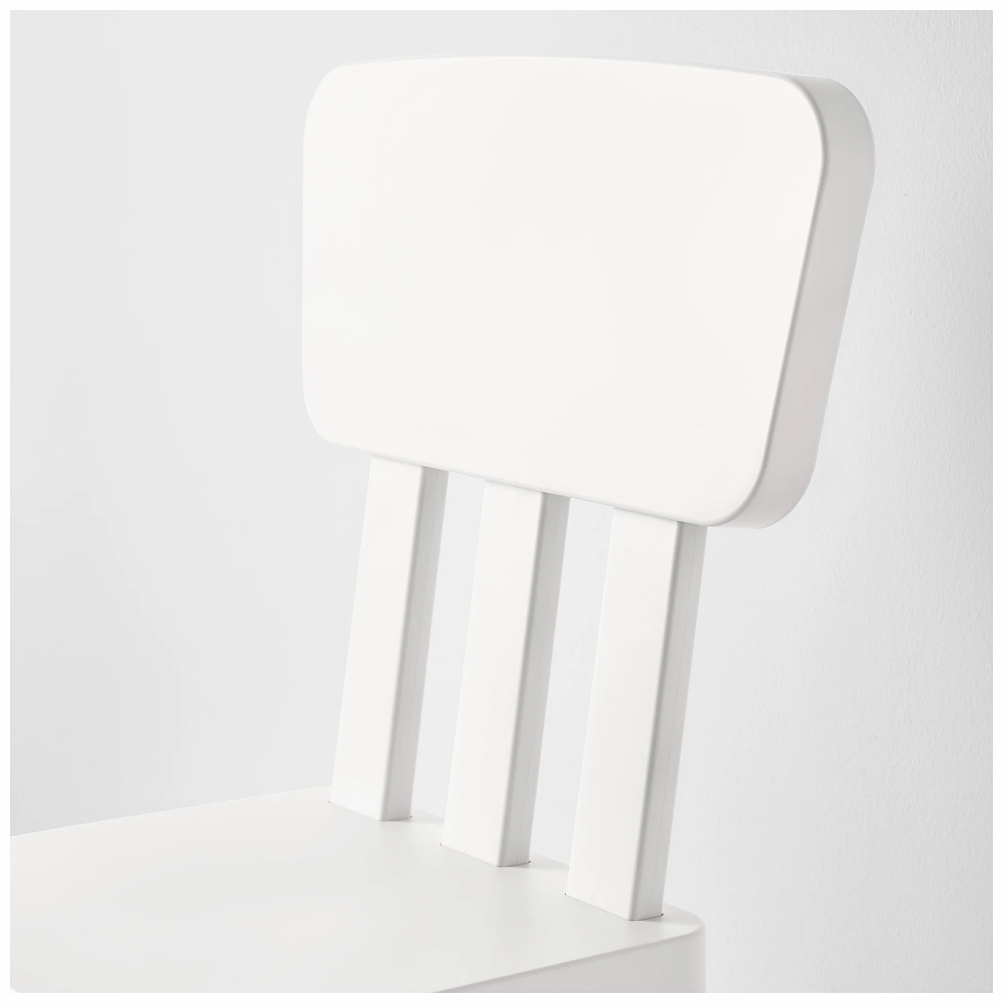 Ikea Mammut Kids - Silla infantil para interiores y exteriores, color blanco, paquete de 2