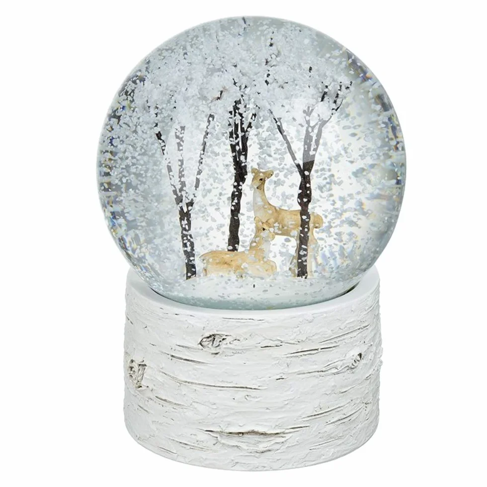 Bola de Nieve de Invierno de Navidad, cúpula, Bola de Agua, Adorno Decorativo (Ciervo)