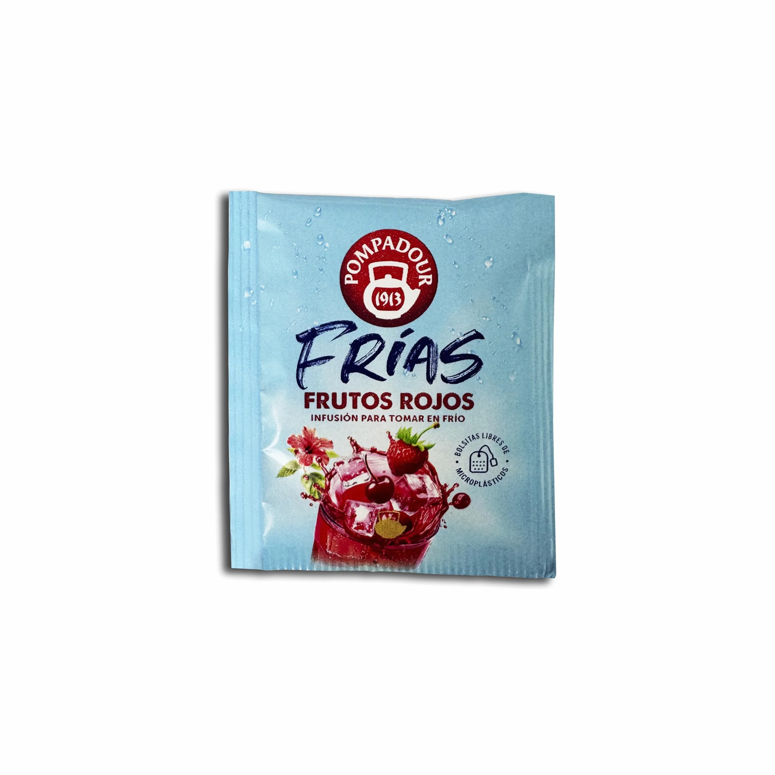 Pompadour Infusión de Frutos Rojos Agua Fría Sin Teína 20 Bolsitas 2,2 Gr
