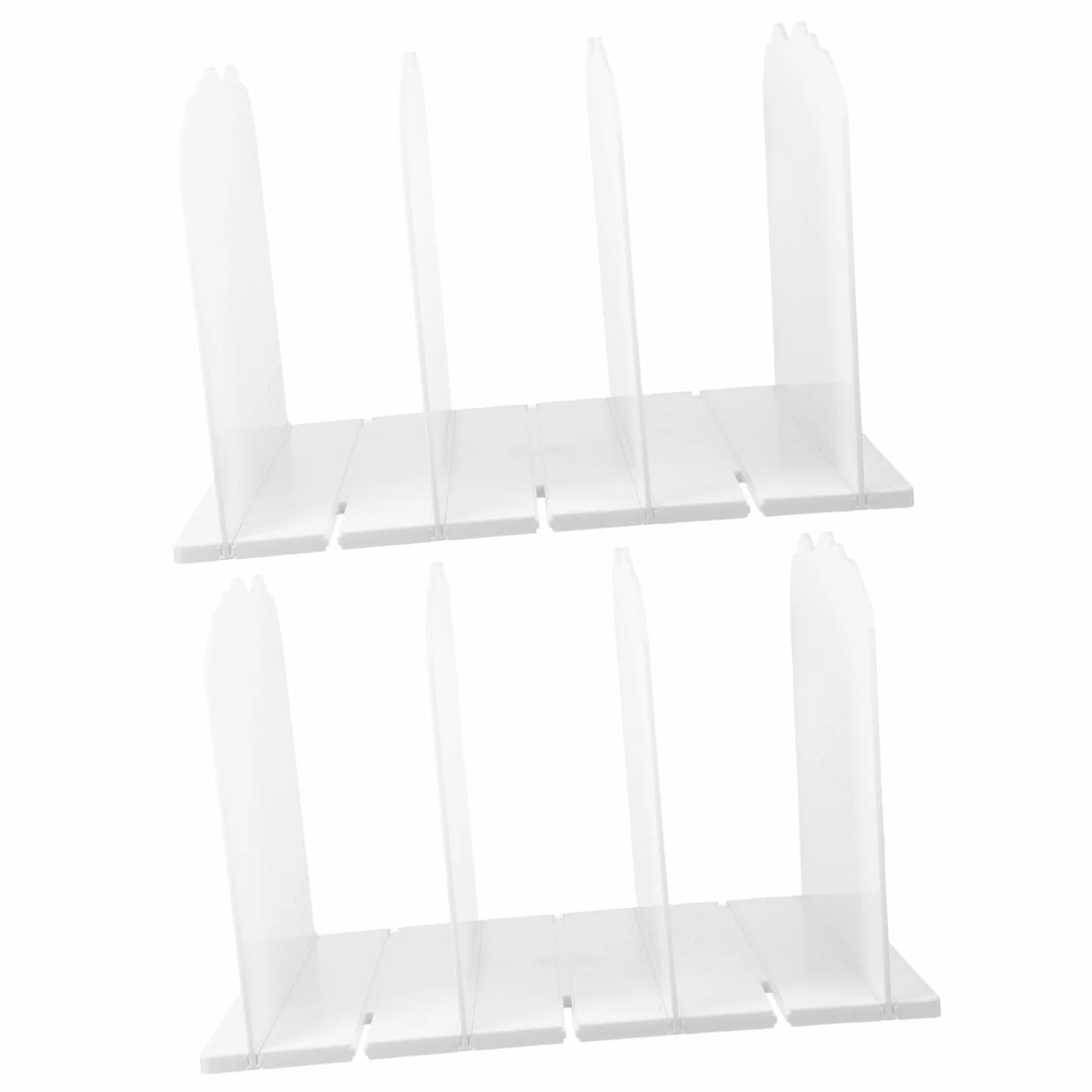 Cabilock 2 Piezas Estante Separador Ajustable para Almacenamiento de Bolsos Divisor Wavy para Organización de Armarios y Oficinas para Cartera y Accesorios Diseño Elegante y Duradero