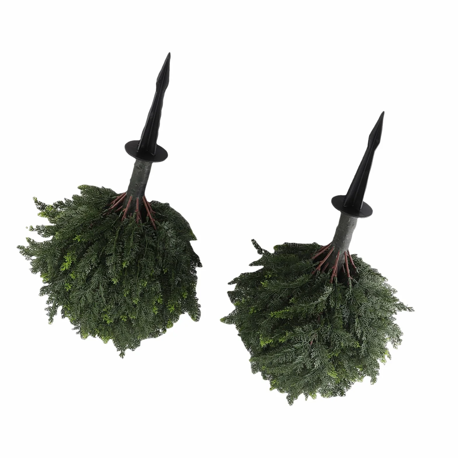 Acouto Árbol Topiario de Ciprés Artificial, Material de PE Duradero, Vegetación Exuberante, Fácil Instalación, Mantenimiento Cero para Jardines y Patios