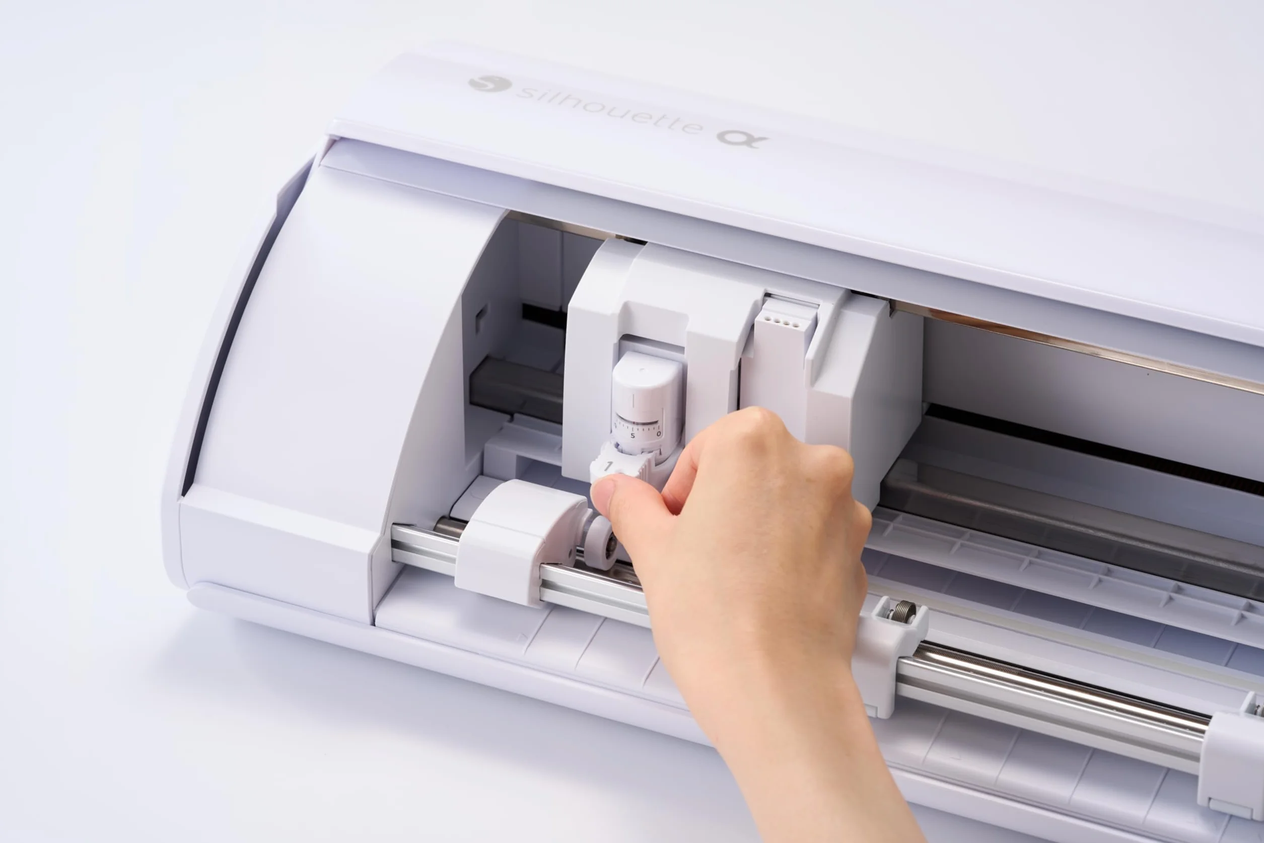 Silhouette CAMEO 5 Alpha, Máquina de Corte, 30,5 cm, Blanco