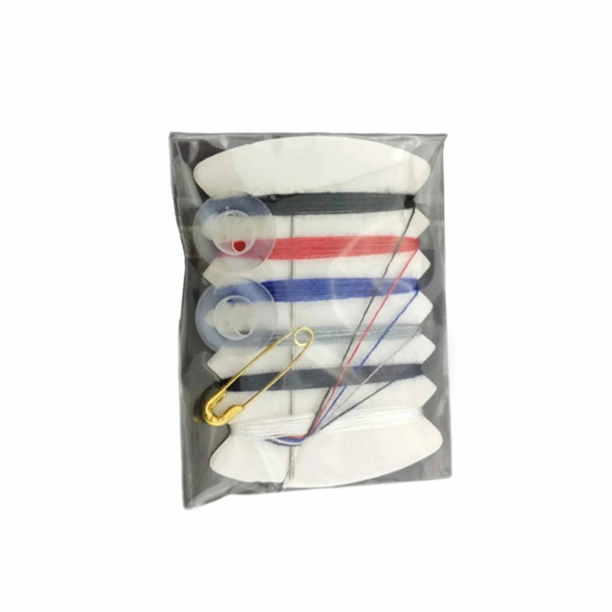 Kit de Costura Portátil 100 Piezas Botones, Agujas E Hilo | Principiantes y Madres, Uso Doméstico y Comercial, Incluye Alfileres, Formato Compacto Color Aleatorio