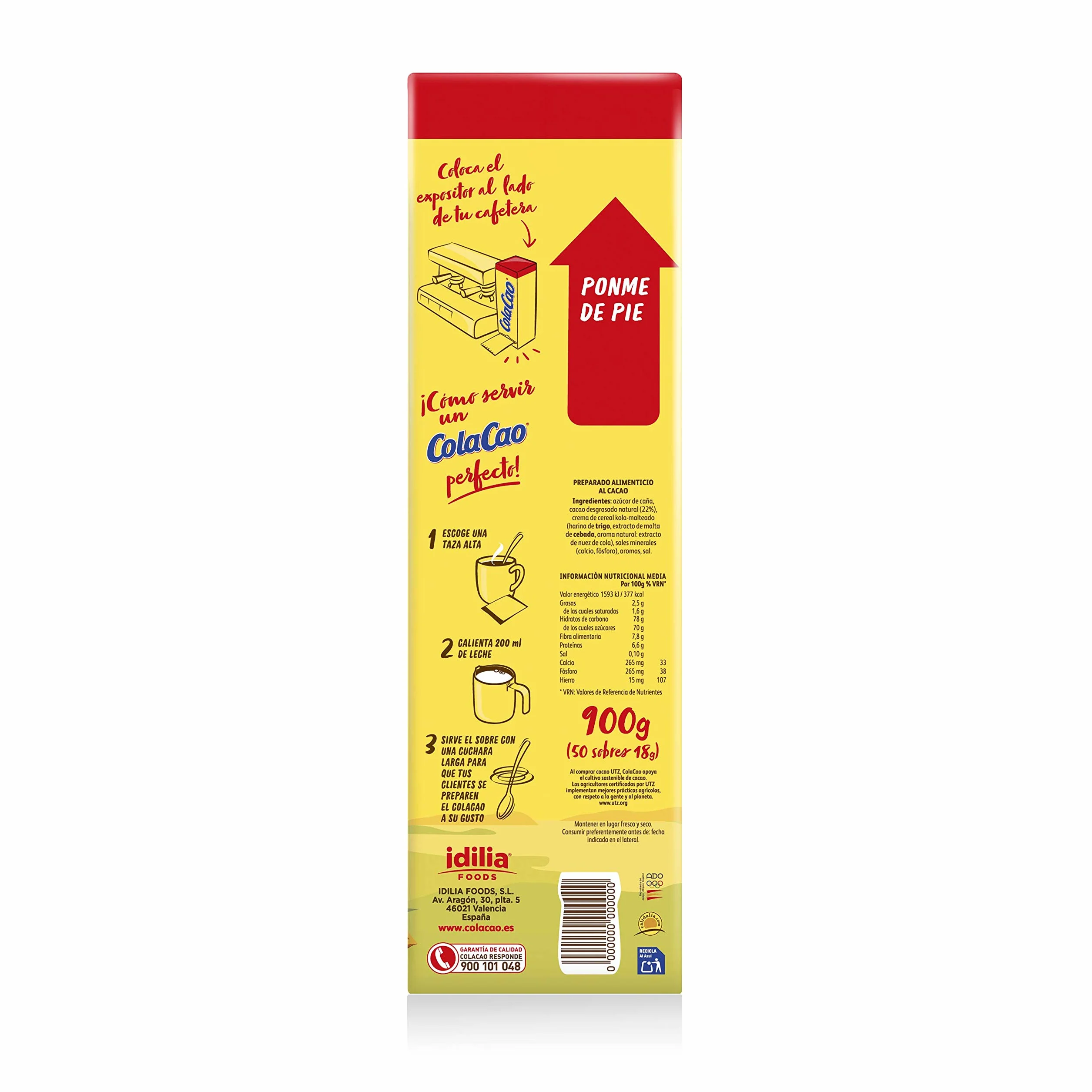 ColaCao Original con Cacao Natural 50 sobres 18g