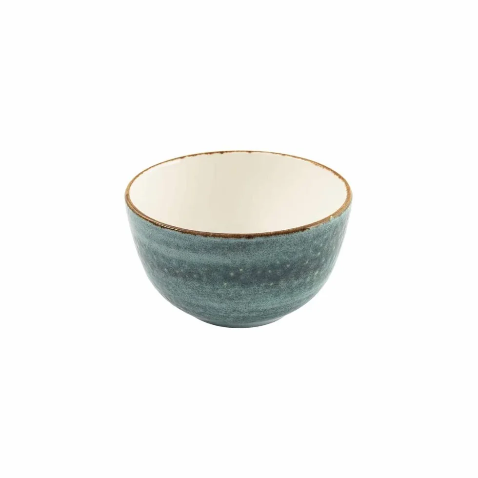 summa - Bowl/Cuenco diámetro 13cm Turquesa (Mediano). Set 6 unidades. Vajilla moderna de color | Colección Moon. Uso en casa, restaurante y fiestas