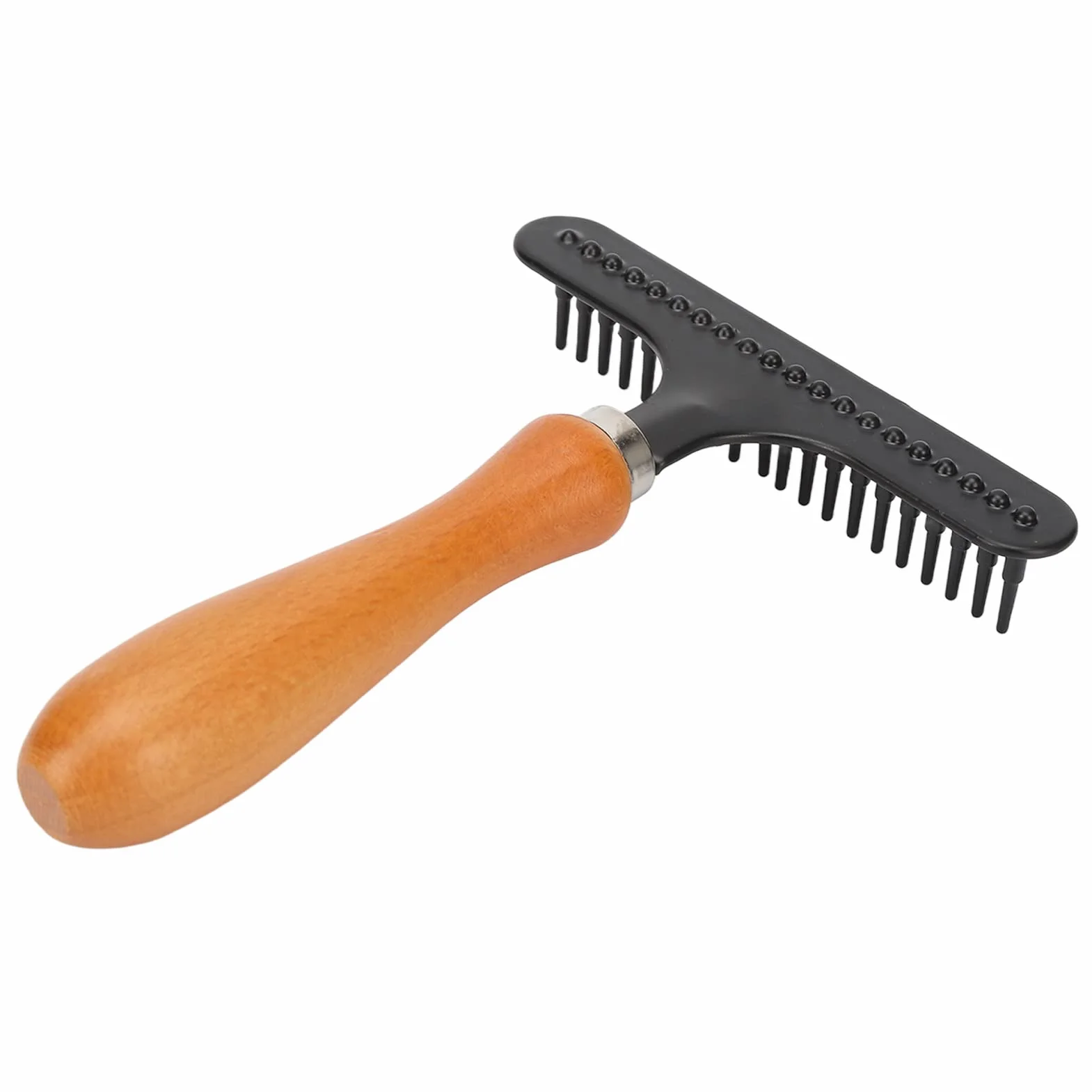 Rastrillo para Alfombras de Acero Inoxidable para Cuidado del Cabello