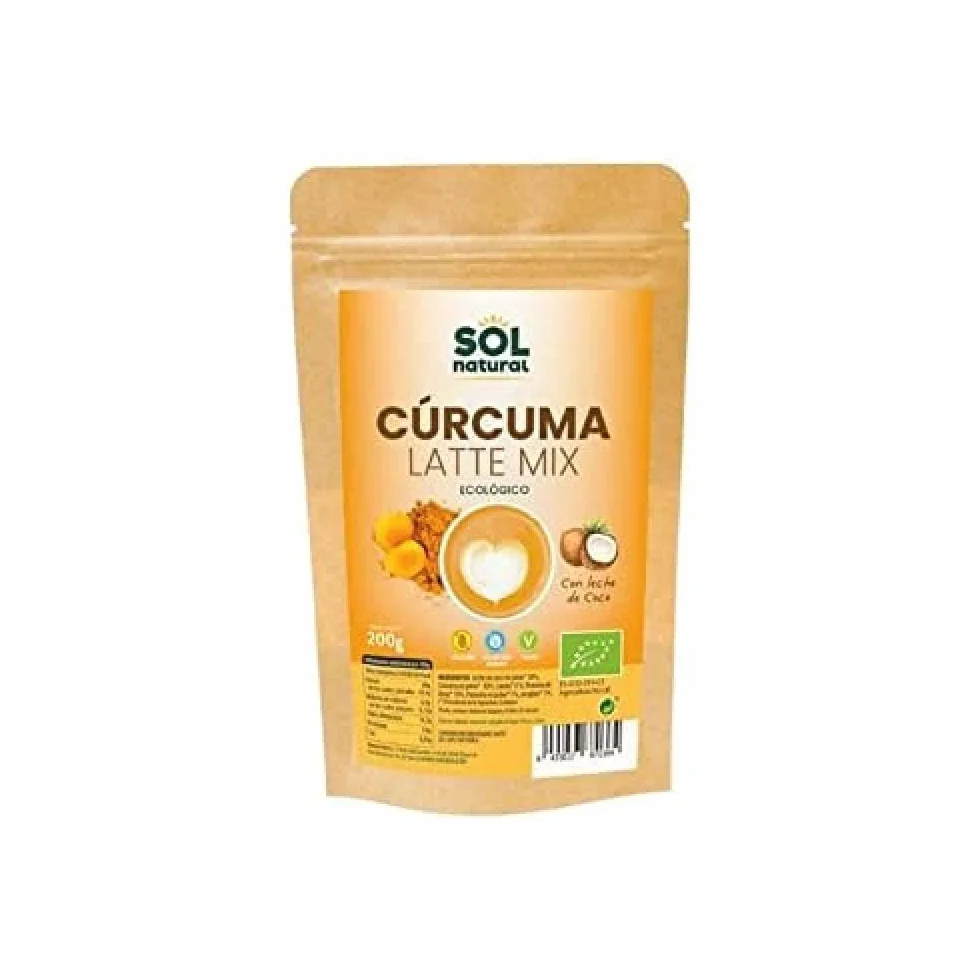 CURCUMA LATTE MIX con leche de coco 200g BIO