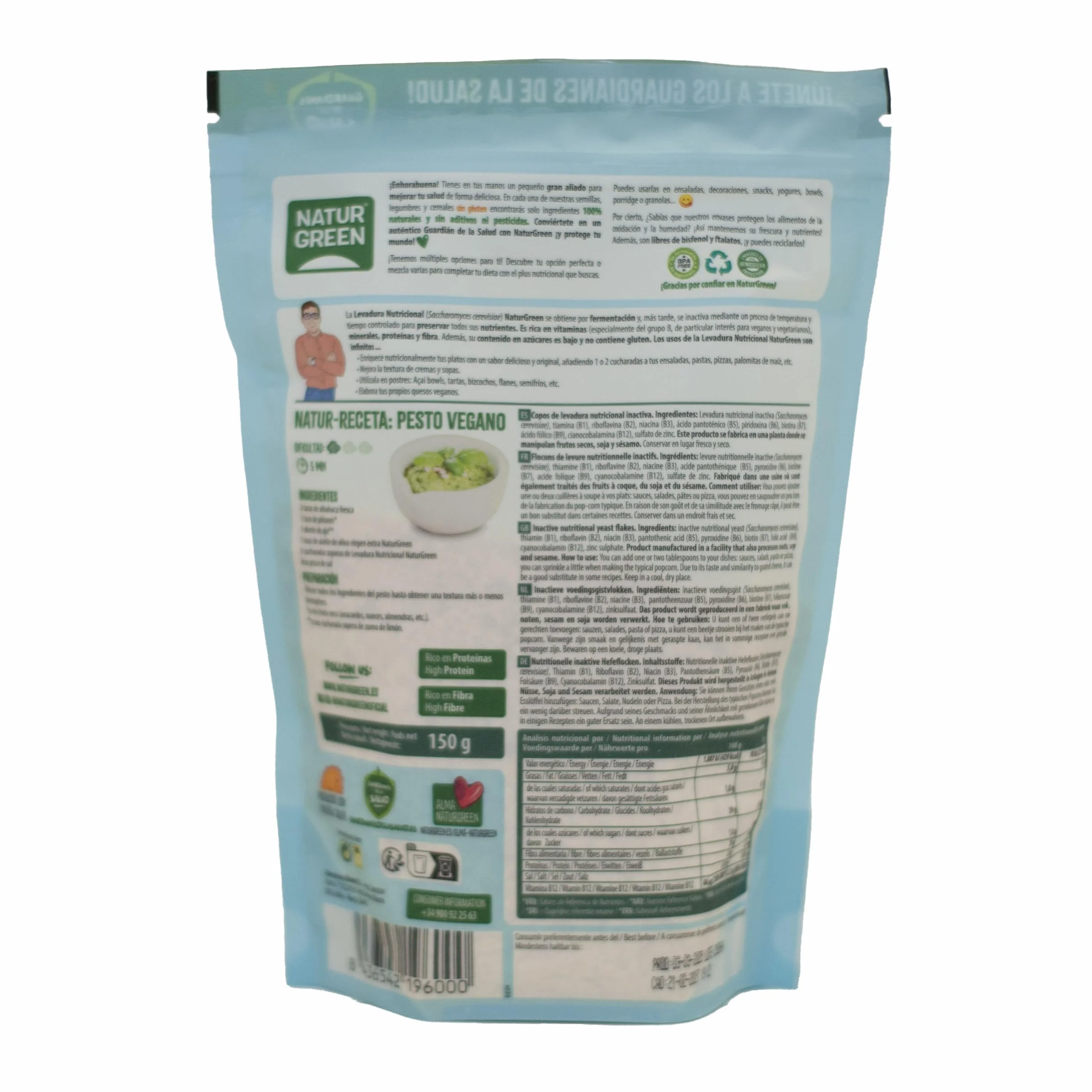 NaturGreen Copos de Levadura Nutricional 150g