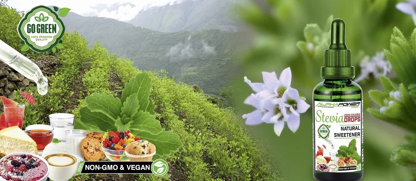 Stevia liquida pura 100ml, Edulcorante natural, sustituto del azúcar, sin azúcar, sin calorías, vegano y no OGM