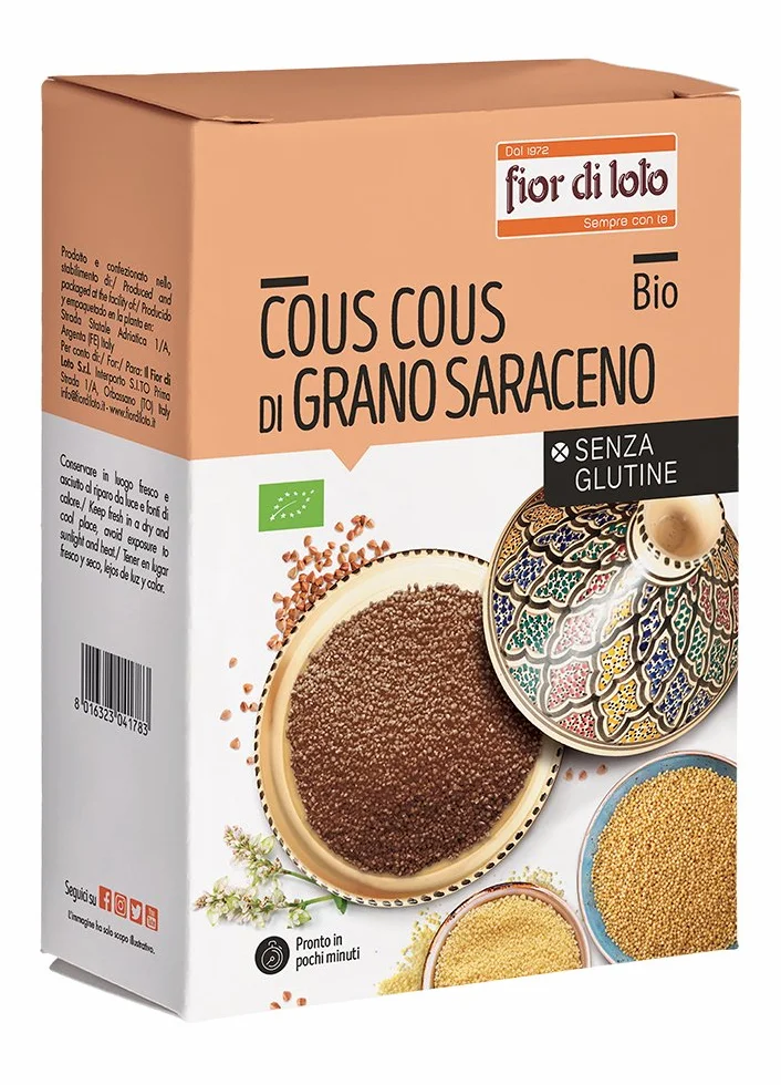 Fior di Loto Cuscús trigo sarraceno sin gluten 500 g