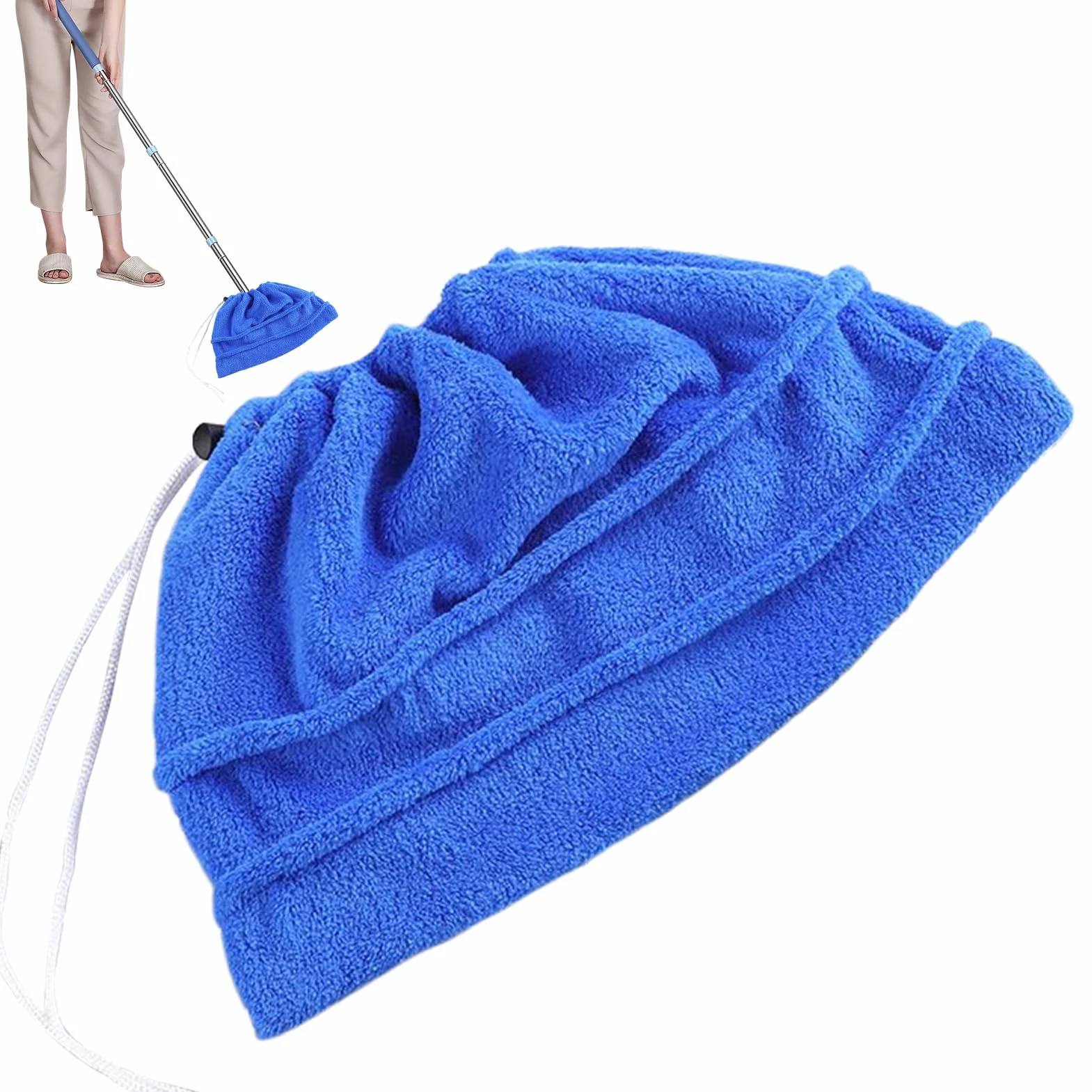 Funda Reutilizable para Fregona de Microfibra Lavable y Ajustable para Cocina