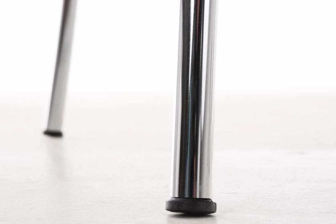 CLP Silla de Visita Apilable Calisto I Silla de Comedor Apilable & Asiento de Madera I Silla de Cocina con Base de Metal, Color:Natura
