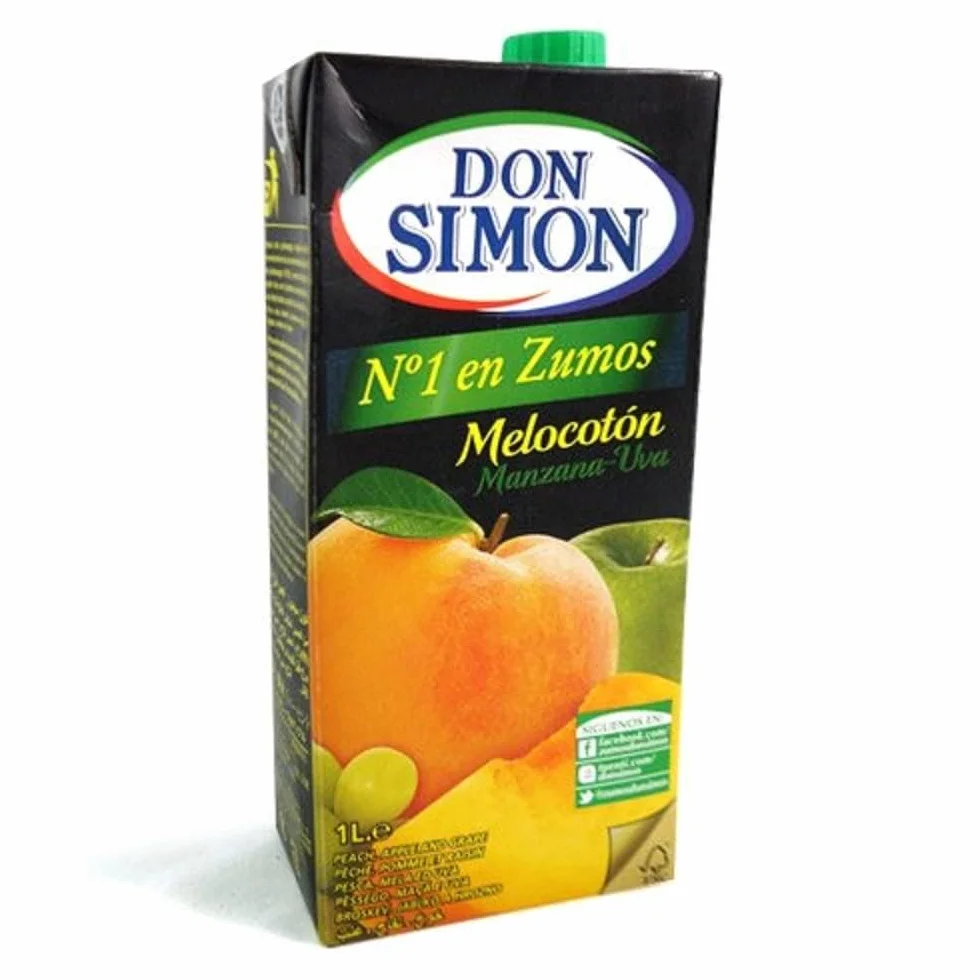 Don Simon Zumo Melocotón, Manzana y Uva 1L