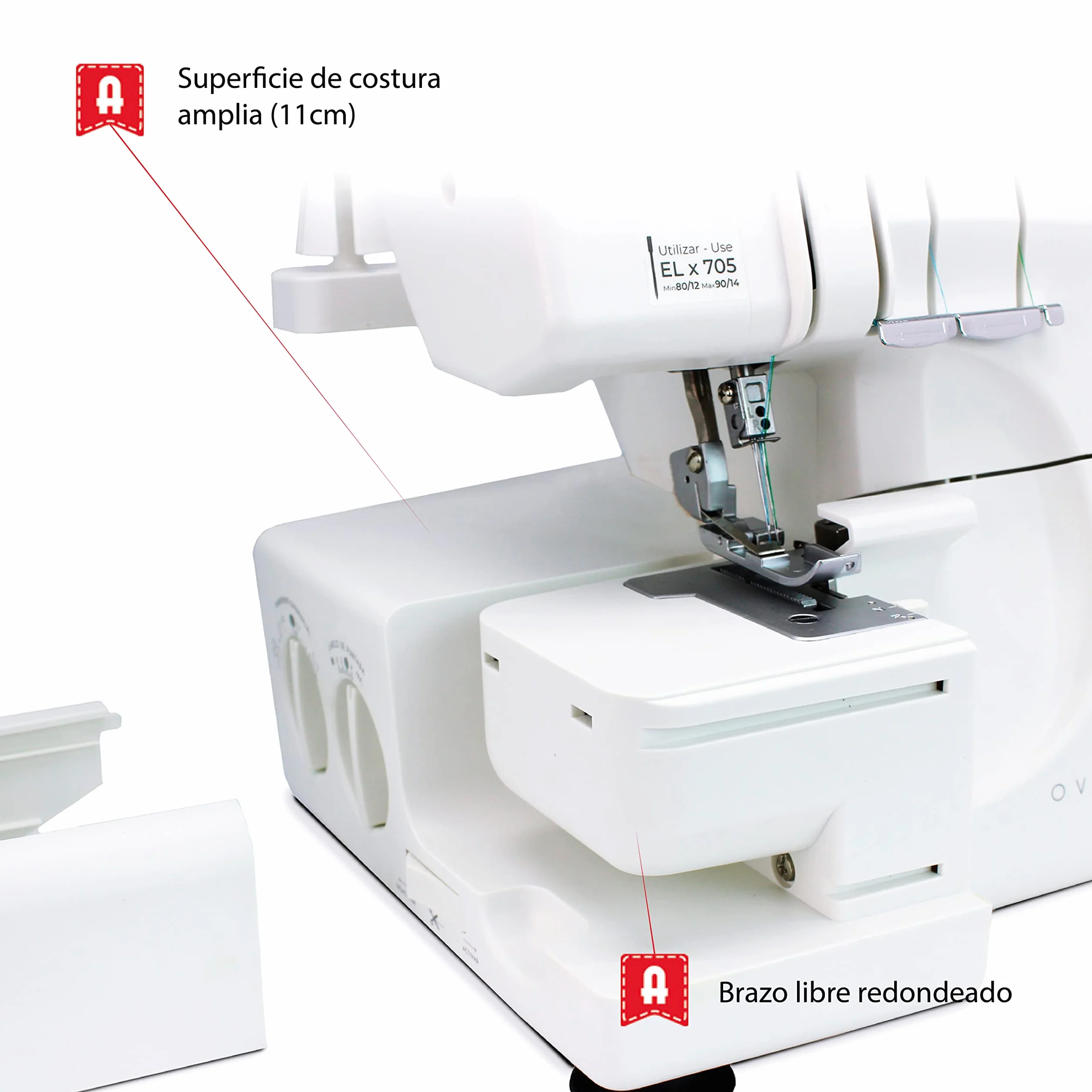 ALFA Profesional 8707+, Plástico, Blanco, 39 X 32 X 35 Cm.