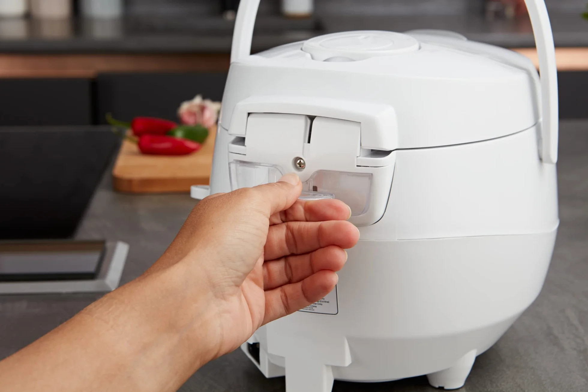 Yum Asia Panda Mini arrocera con cuenco de cerámica Ninja y lógica difusa avanzada (3,5 tazas, 0,63 litros) 4 funciones de arroz, 4 funciones de multicocina 220-240V (Arctic White)
