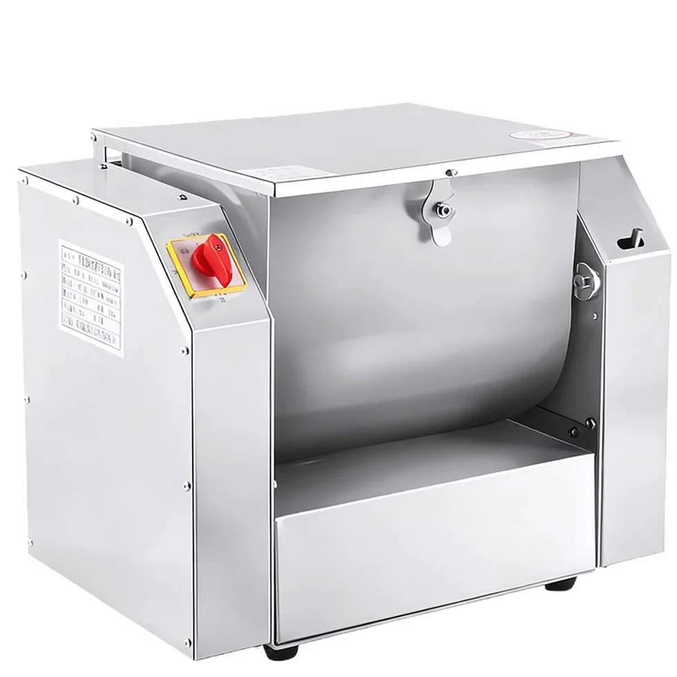 1100w/1500w Amasadora Comercial,Máquina Mezcladora De Masa Industrial Con Espiral,Inclinación De 90° Y Temporizador,3 Kg a 10 Kg,Para Panadería Y Restaurantes 3KG