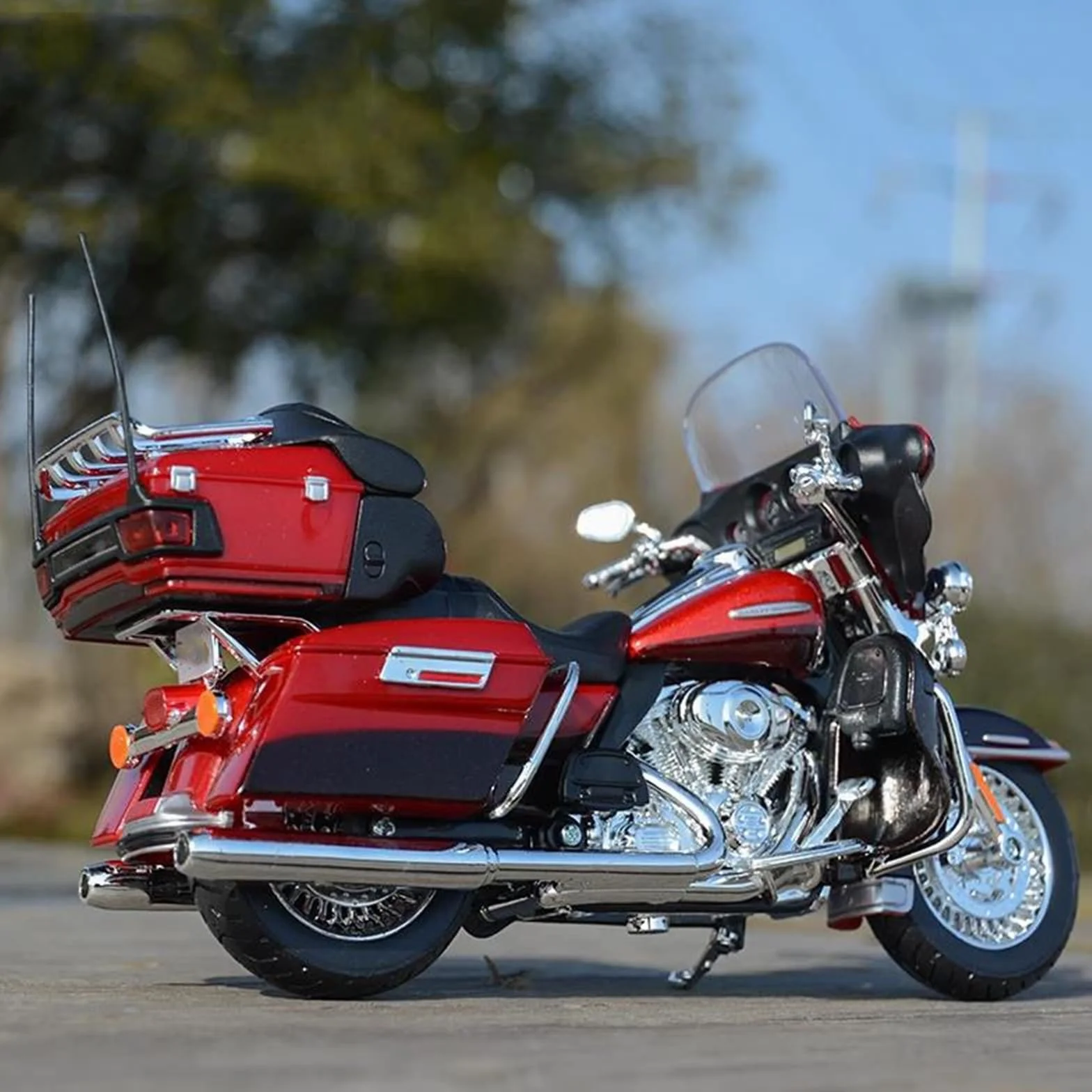 Modelo a Escala de Moto Juguetes, Regalos Cumpleaños, Maquetas Motocicletas, A Escala 1/12 para Harley para Davidson 2013 Vehículos Fundición A Presión, Adornos Coleccionables