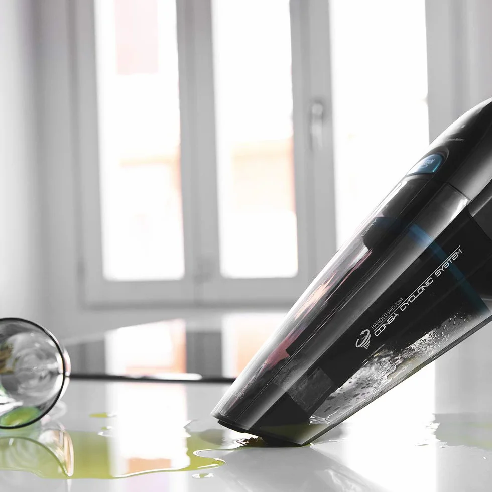 Cecotec Conga Immortal Aspirador de Mano 22,2 V ExtremeSuction Tecnología Ciclónica para Sólidos y Líquidos
