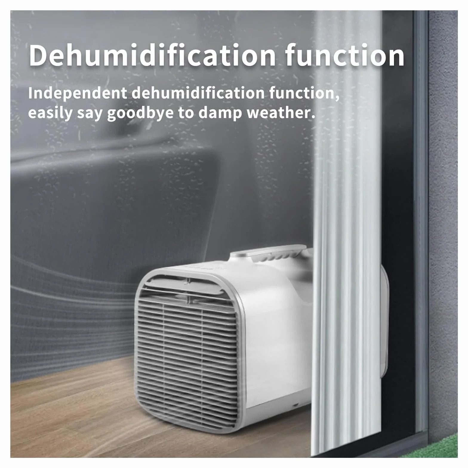 Aire acondicionado portátil, deshumidificador de aire acondicionado de enfriamiento rápido, 5100BTU ac 600W, consumo de energía, mini aire acondicionado portátil para carpa, camper, coche