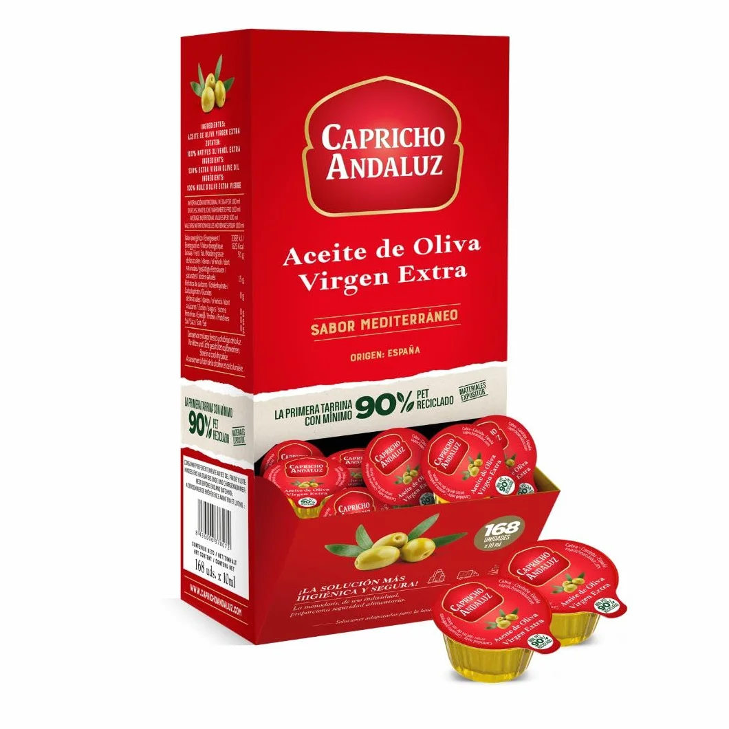 Aceite de Oliva Virgen Extra Capricho Andaluz Expositor 168 Monodosis 10ml
