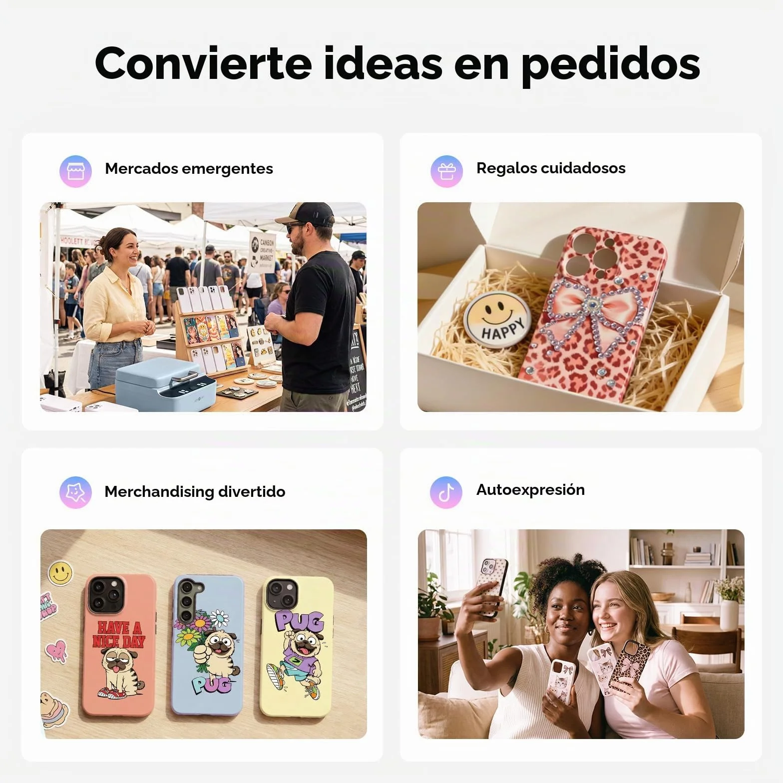 HTVRONT Máquina de sublimación de funda de teléfono azul PG