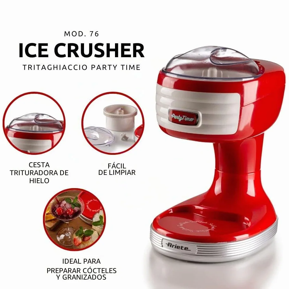 Ariete Ice Maker Máquina de Hielo, Plástico