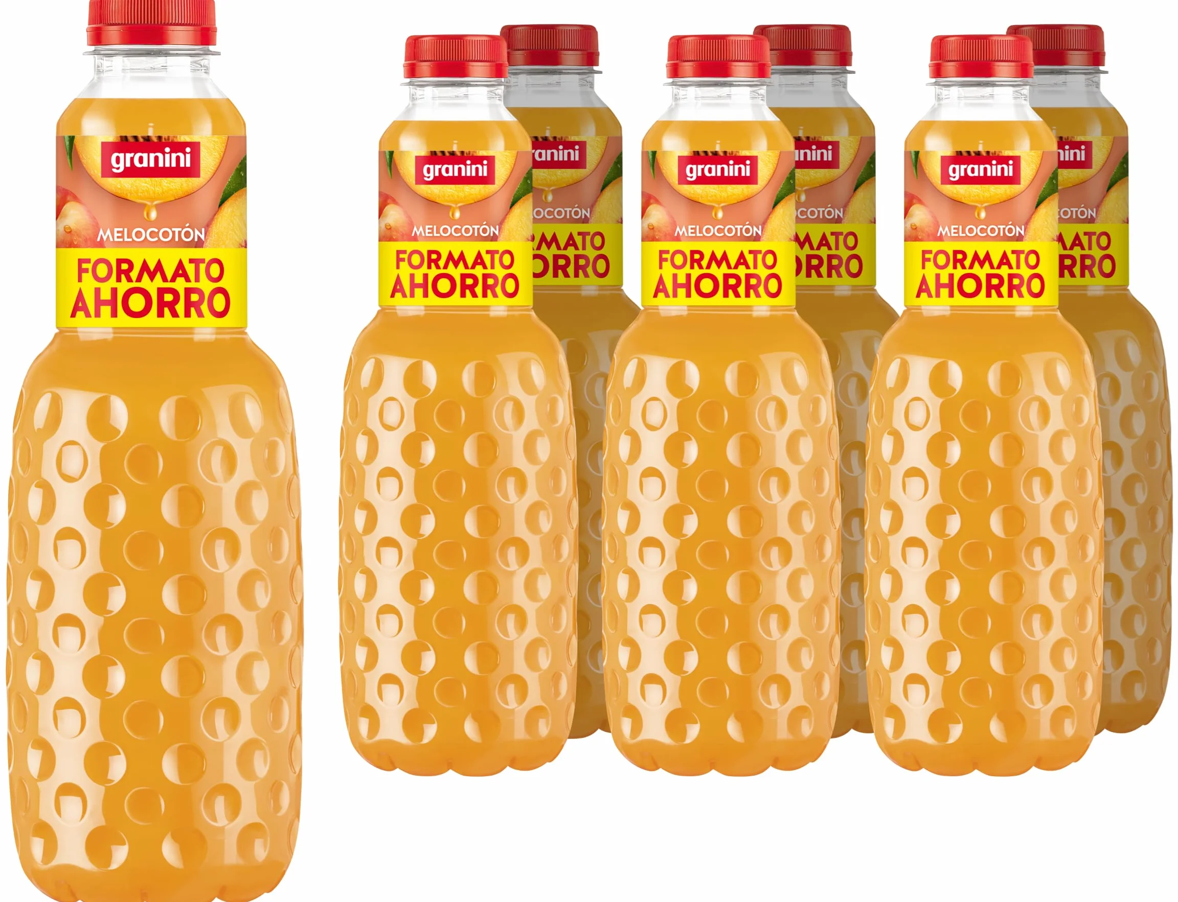 Granini Néctar de Melocotón Pack 6 x 1,5L Formato Ahorro