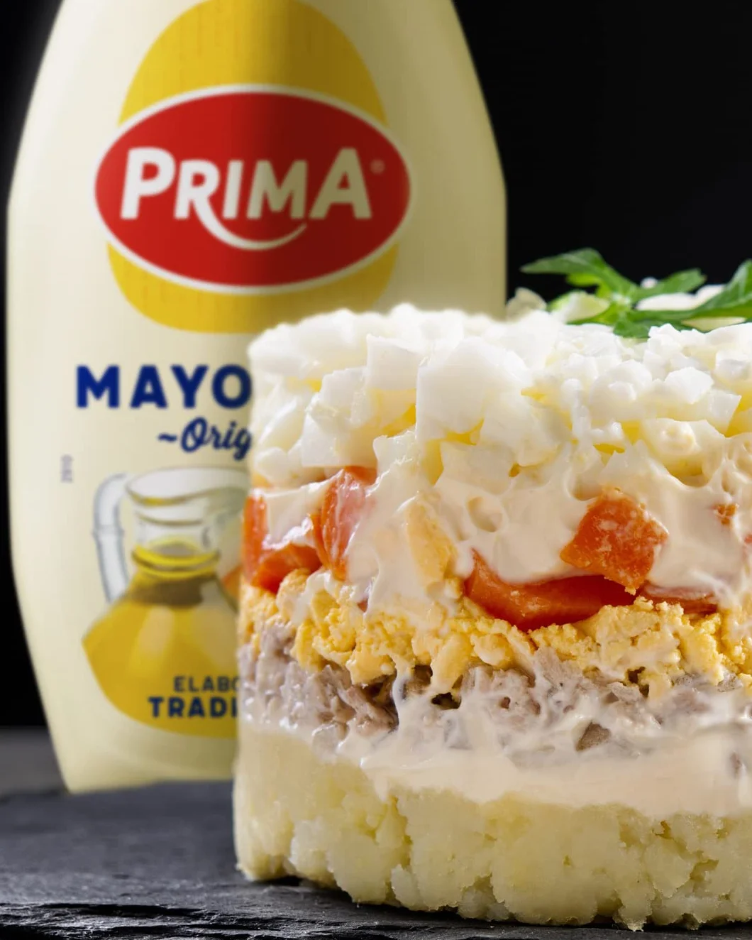 Prima Mayonesa receta tradicional con huevos 400 ml España