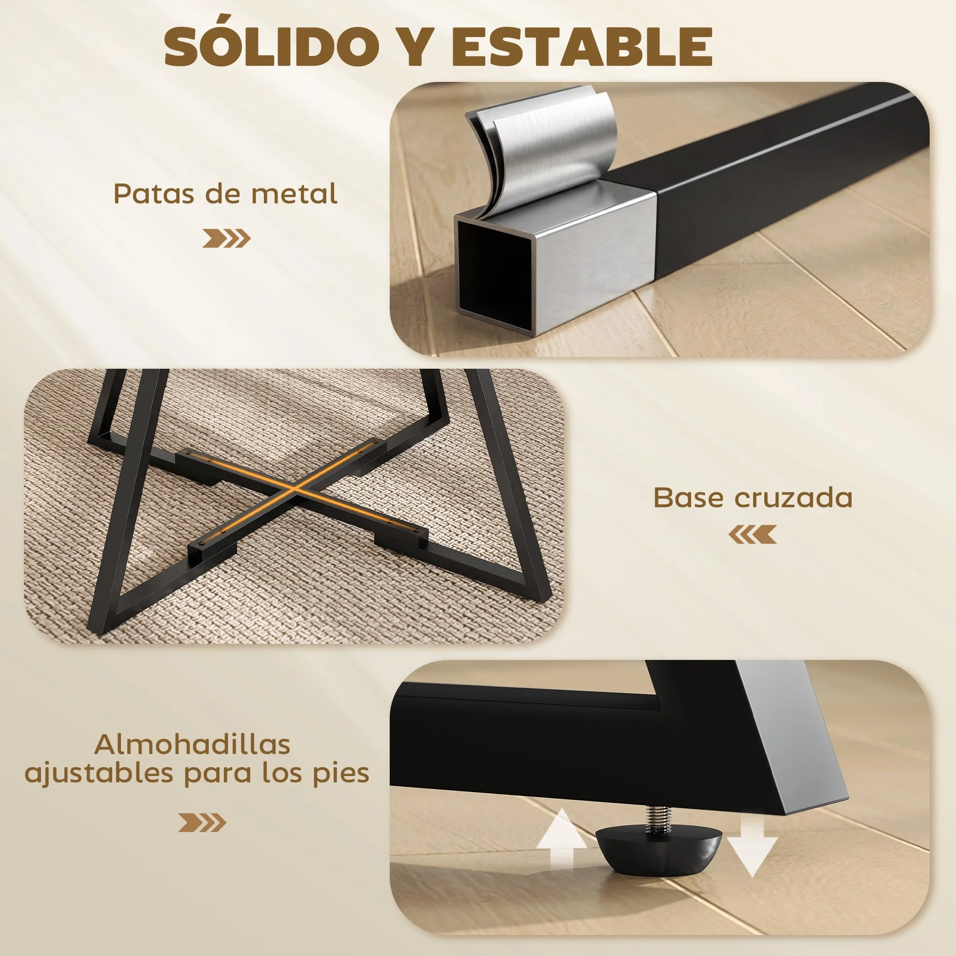 HOMCOM Mesa de Comedor Redonda, Mesa de Cocina para 4 Personas con Estante, Marco Metálico, para Sala de Estar, Ø100x76 cm, Marrón Rústico