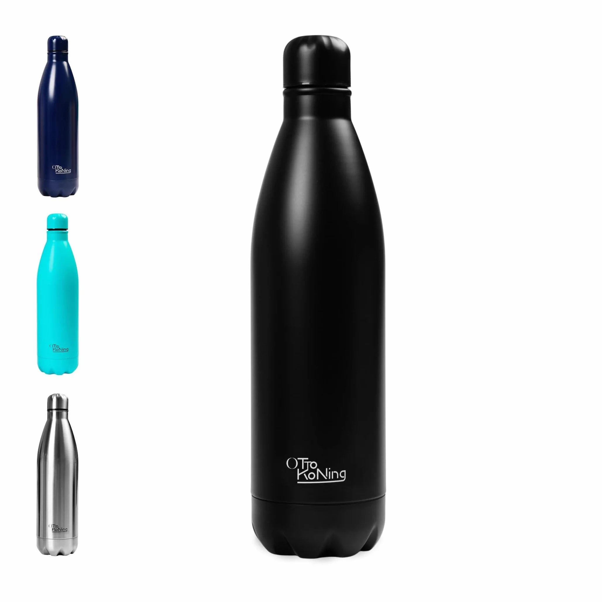Otto Koning Botella Agua Acero Inoxidable 1 Litro Térmica Doble Aislamiento Vacío