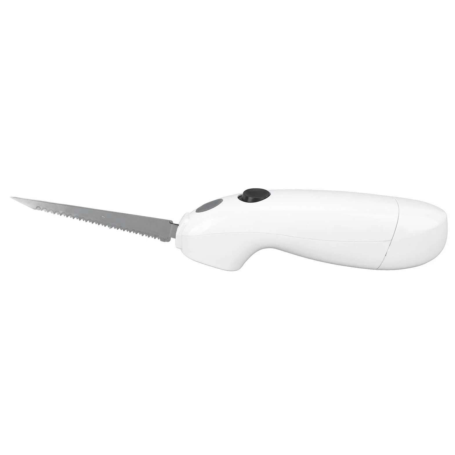 Cuchillo a Batería, Cuchillo de Cocina Eléctrico Lavable de Acero Inoxidable PP Duradero para Restaurante